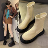 Short sleeve boots 2022 Autumn and winter new pattern Martin Boots Muffin The thickness of the bottom Autumn Thin Bootie