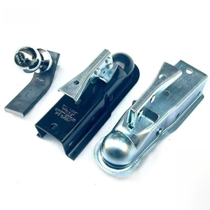DIY modification parts for four-wheel beach cruisers and go-karts: trailer hitch, trailer frame, and ball joint