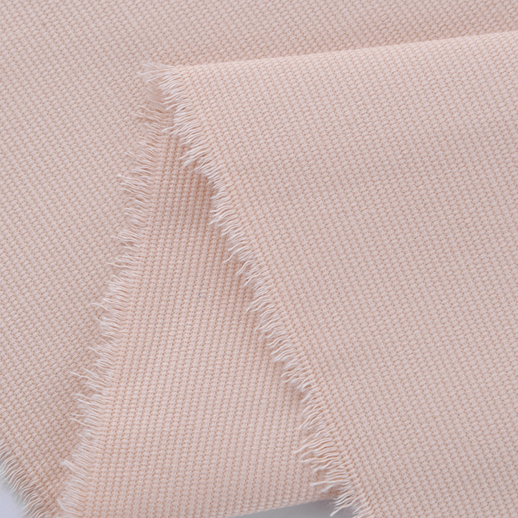 97% algodón orgánico 3% spandex tela de lona elástica suave al por mayor