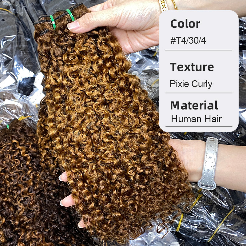 Cortina de Cabello Humano Rizado, Tejido a Mano, Apto para Tinte, para Mujeres