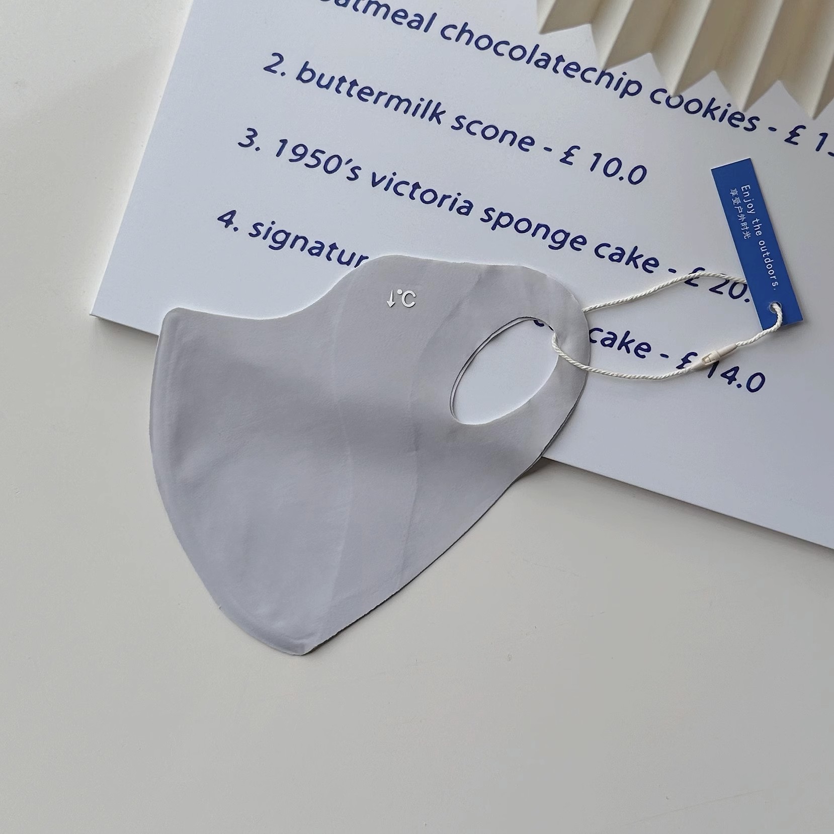 Máscara de protección solar con sensación de hielo upf50 + máscara de protección ocular contra rayos ultravioleta hielo 3D marea tridimensional de alto valor facial femenino en verano