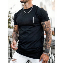 I 19337 3D Digital Print Men's Tee 3D ����ӡ����ʿ T ��