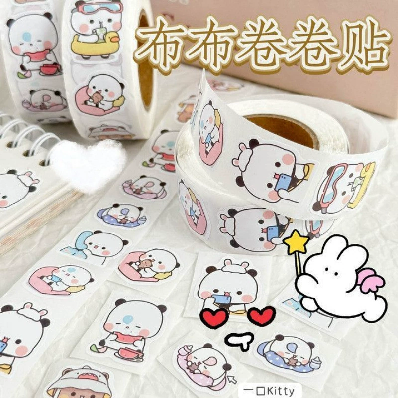 Одна или две ткани супер милые рулоны уплотнения ленты наклейки