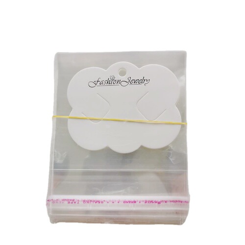 Transparent OPP self-adhesive bag, hairpin hair accessories packaging bag, plastic bag, jewelry sealing bag manufacturer