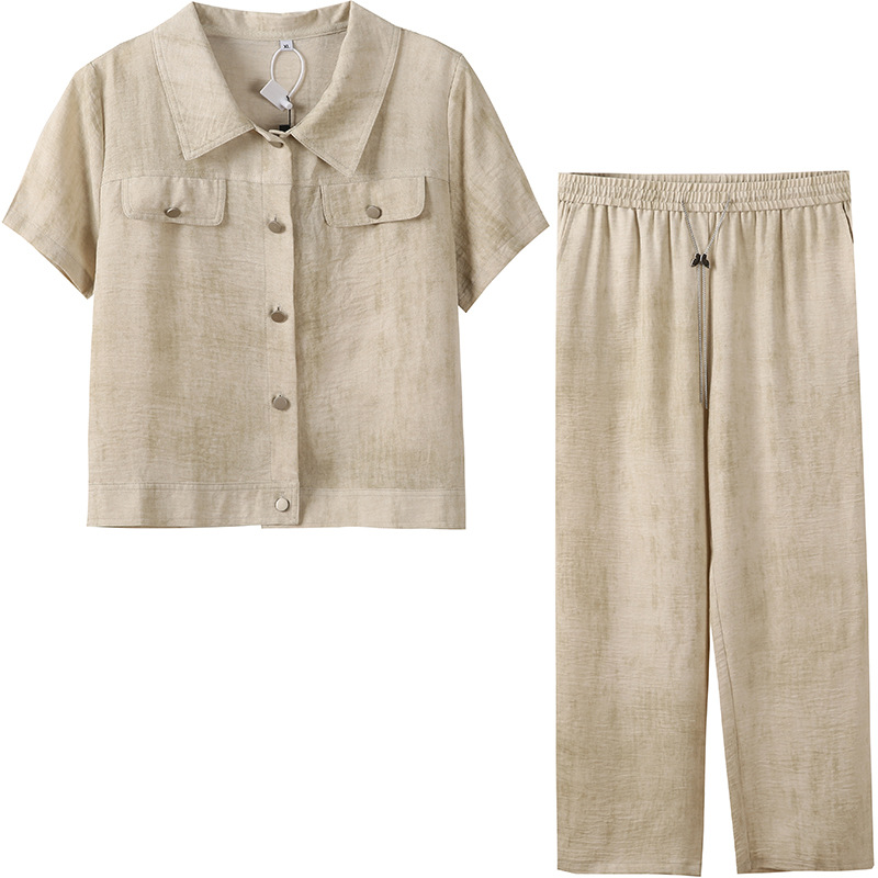  夏  L-4XL 大きいサイズ 上下セット