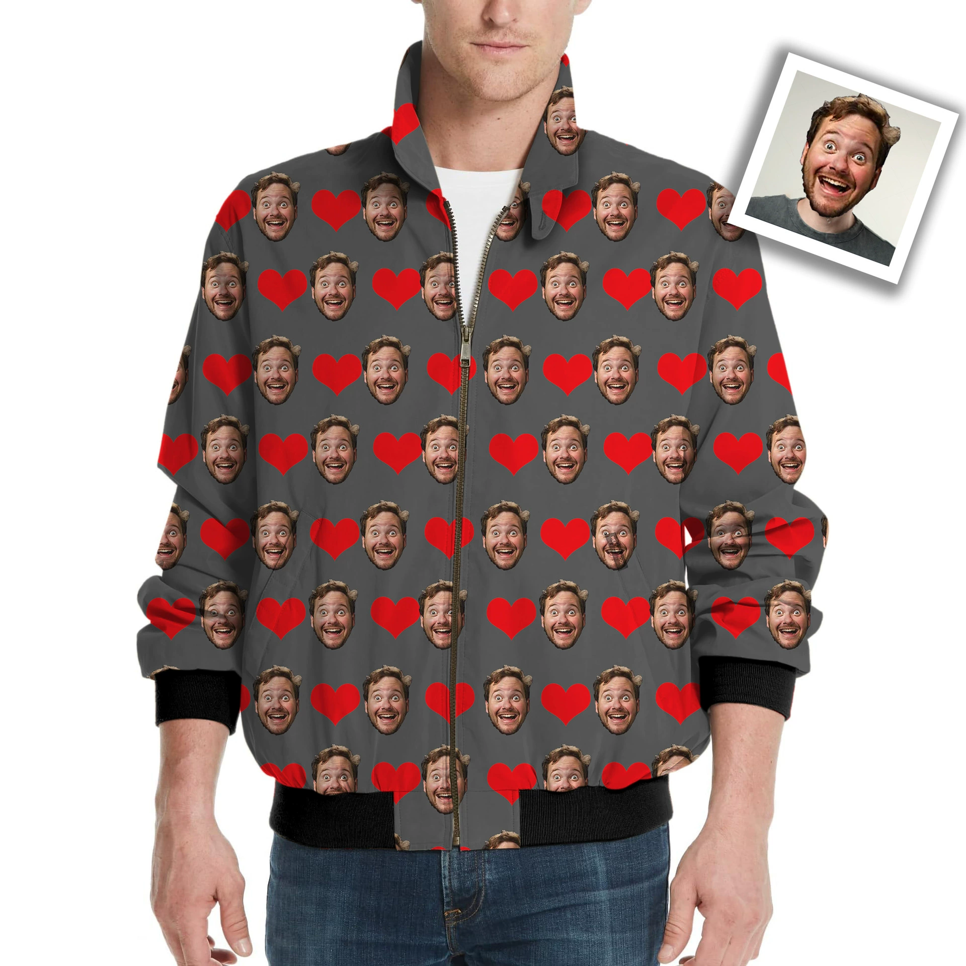 Гольф-куртка мужская спортивная теплая и ветрозащитная