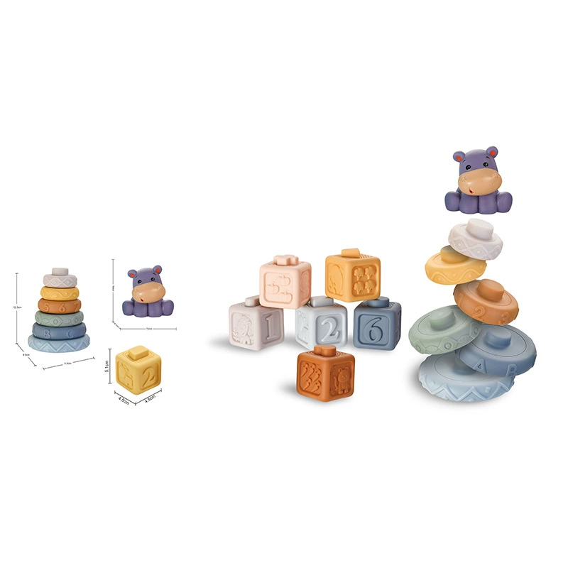 Jenga из мягкой резины, игрушка, цифровой конструктор, набор, (跨境贸易)
