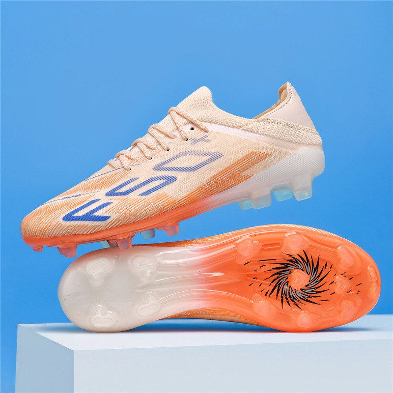 Zapatos de Fútbol con Tacos de KPU y TPU Transpirables para Césped Natural y Artificial