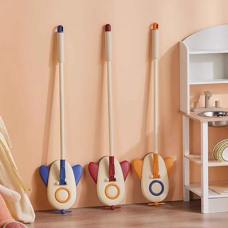 Children's Mop Creative Small Airplane Mop Kids Baby Kindergarten Kidsren's Mop Set Play House