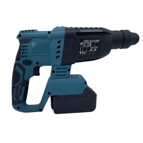 Brushless Rechargeable Electric Hammer Lithium Electric Impact Drill Handheld Hammer Drill Electric Pick Concrete Multi-Function Electric Drill Wholesale