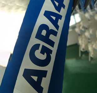 Gretel RN30 blue high temperature resistant acid and alkali resistant steam NBR material FDA rubber tube