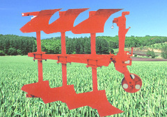 液压翻转犁供应耕深35cm液压翻转犁1LF 335翻转犁