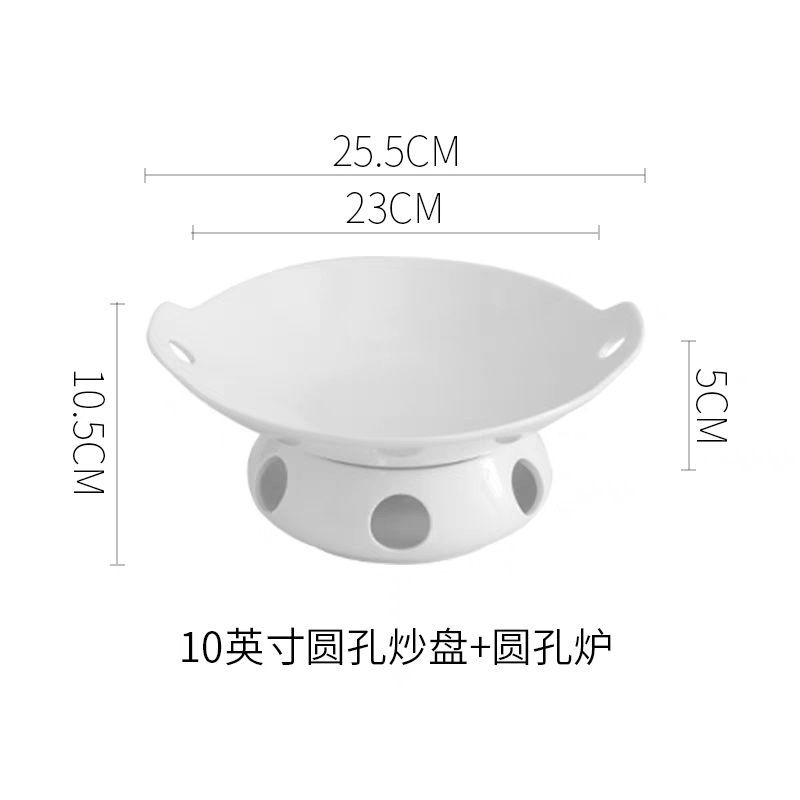 10inch 쌍귀볶음삼각대 + 원형난로받침