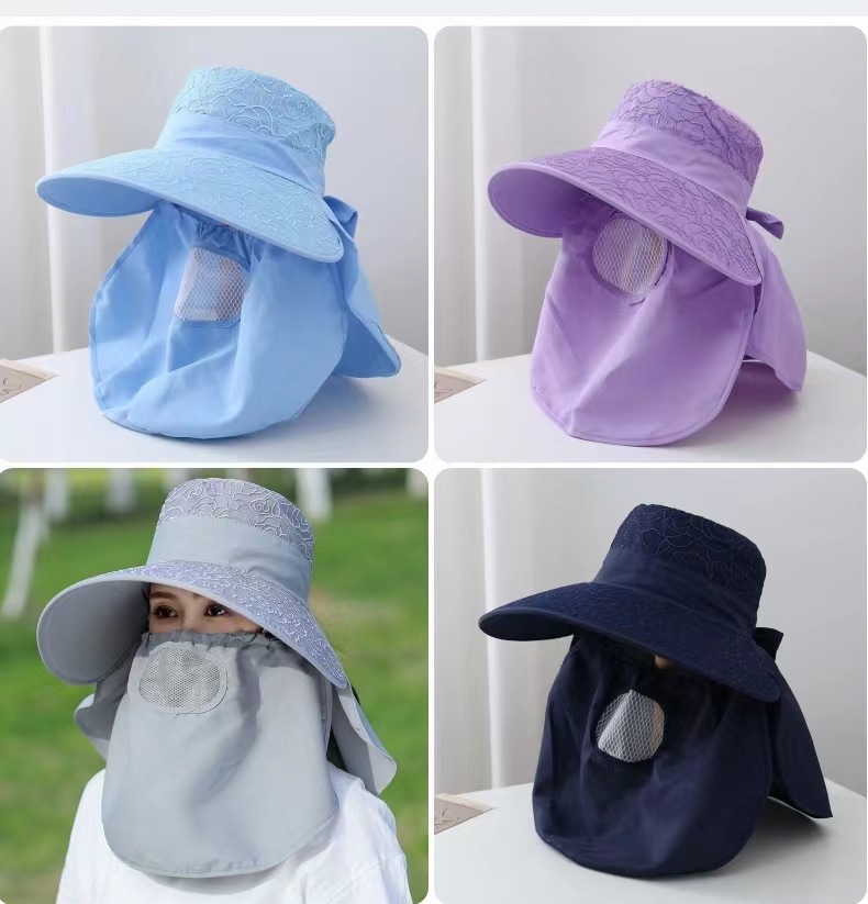 Women's Cartoon Style Sweet Simple Style Solid Color Flower Big Eaves Sun Hat display picture 1