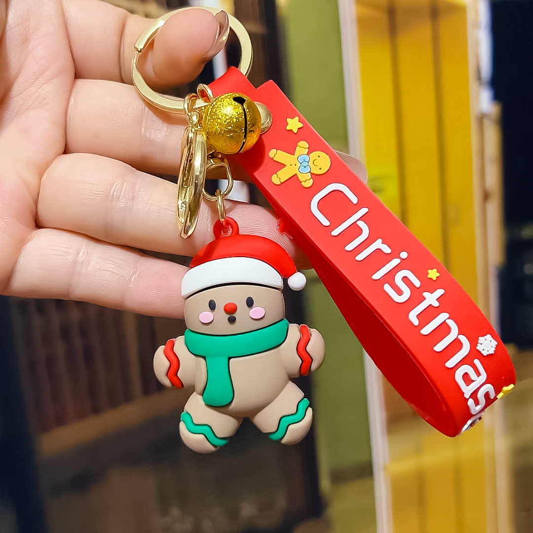 Fashion Christmas Tree Letter Soft Rubber Patchwork Women's Keychain 1 Piece display picture 10