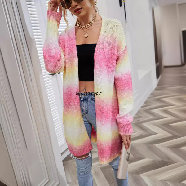 winter rainbow sweater