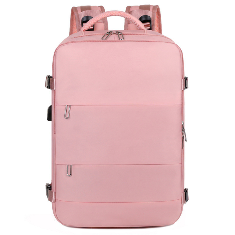 Budget Airline Carry-On Bag 40*30*20 Travel Bag For Women With Separate Shoe Compartment Logo Backpack Ready Stock - Thumbnail 6