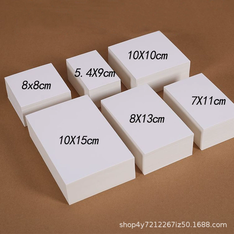 Пустая карта задняя Упаковка карты маленькая карта защита фиксированный картон открытка стоящая карта Защитная упаковочная карта Белая карта