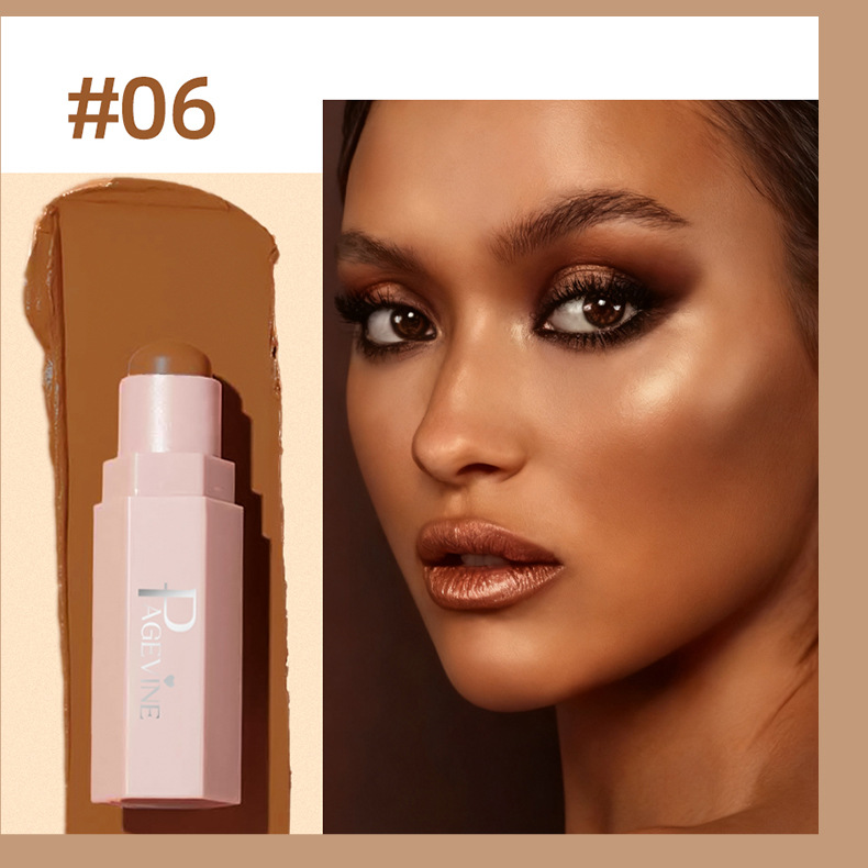 Meilleure vente transfrontalière PAGE VINE Stick contour mat doux et polyvalent 7,1 g Pour un contouring naturel_voghion.com