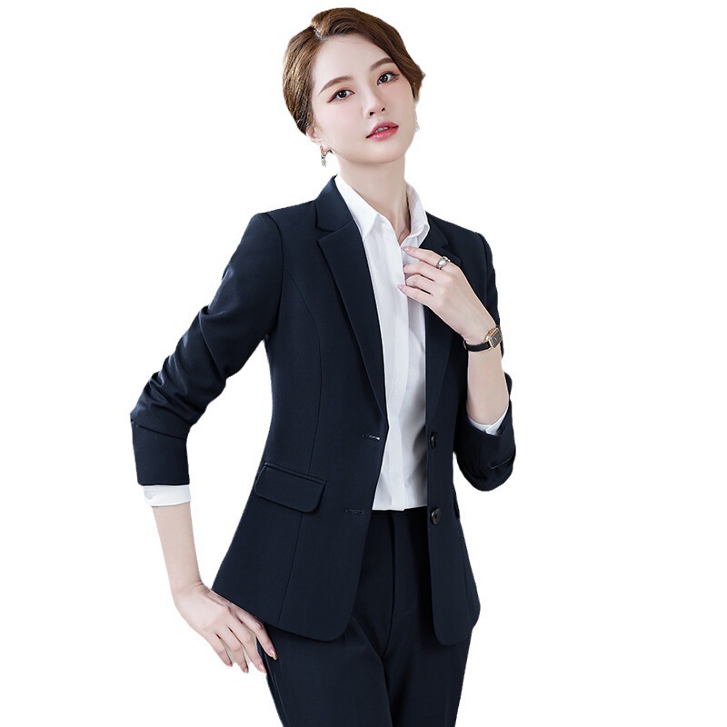 職業スーツセット女性正装2024気質女神范売物部4s店販売ホテルフロント作業服|undefined