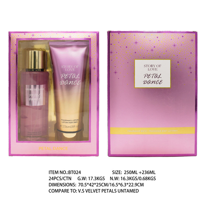 跨境全英文身体喷雾乳液套装香水东南亚香氛礼盒perfume set批发|undefined