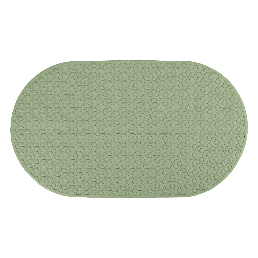 68X38TPE ventosa almohadilla de baño de baño de color sólido Mercedes-Benz almohadilla de baño de baño se puede personalizar