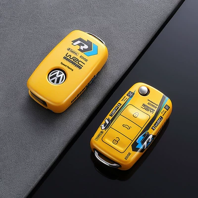 Bora Passat Polo Magotan – Car key bag - no-specifications-type-b-lucky-yellow-single-shell