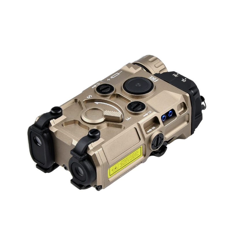 Metal laser pointer with laser, lights, battery case
