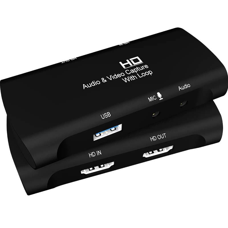 HDMI видеозаписывающая карта высокого разрешения, запись прямого эфира, универсальная лента выход из аудиовыход USB на HDMI