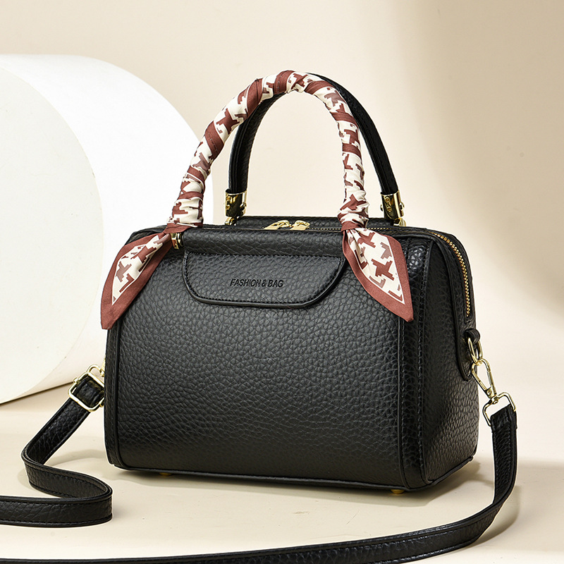 Boston Large Capacity Pu Leather Shoulder Crossbody Bag Women_voghion.com