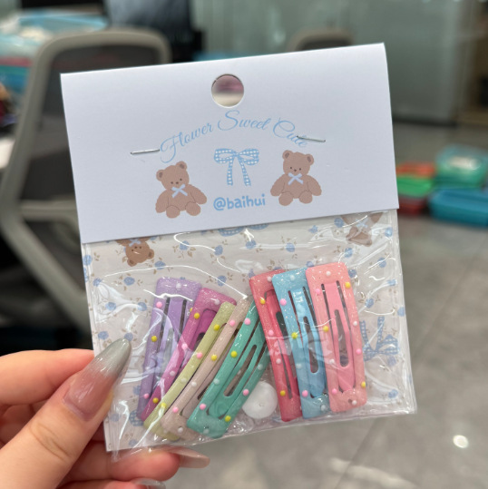 Broches para Cabello BB con Estrella de Cinco Puntas Aleación para Mujeres