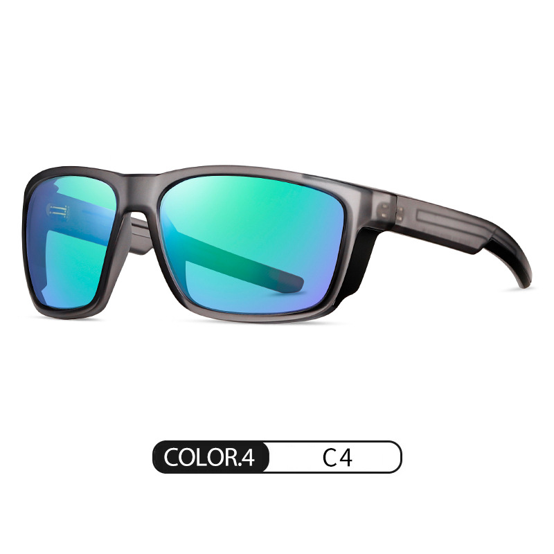 Nuevas gafas de sol polarizadas S16108 protector solar para exteriores Gafas de sol para hombres de conducción Gafas de sol de marco cuadrado de tiro callejero de moda