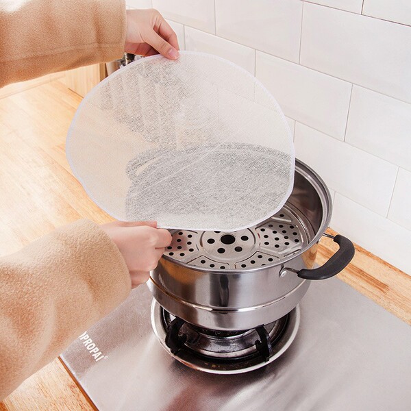 Round cotton steamed cloth non -stick pads steamed pad 2 pieces of…