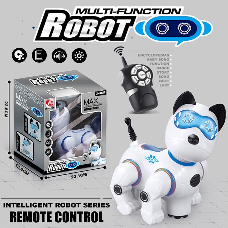 Fun Children's Early Education Robot Can Call,Walk,Turn Over,Dance,Sing,Light And Music Toys