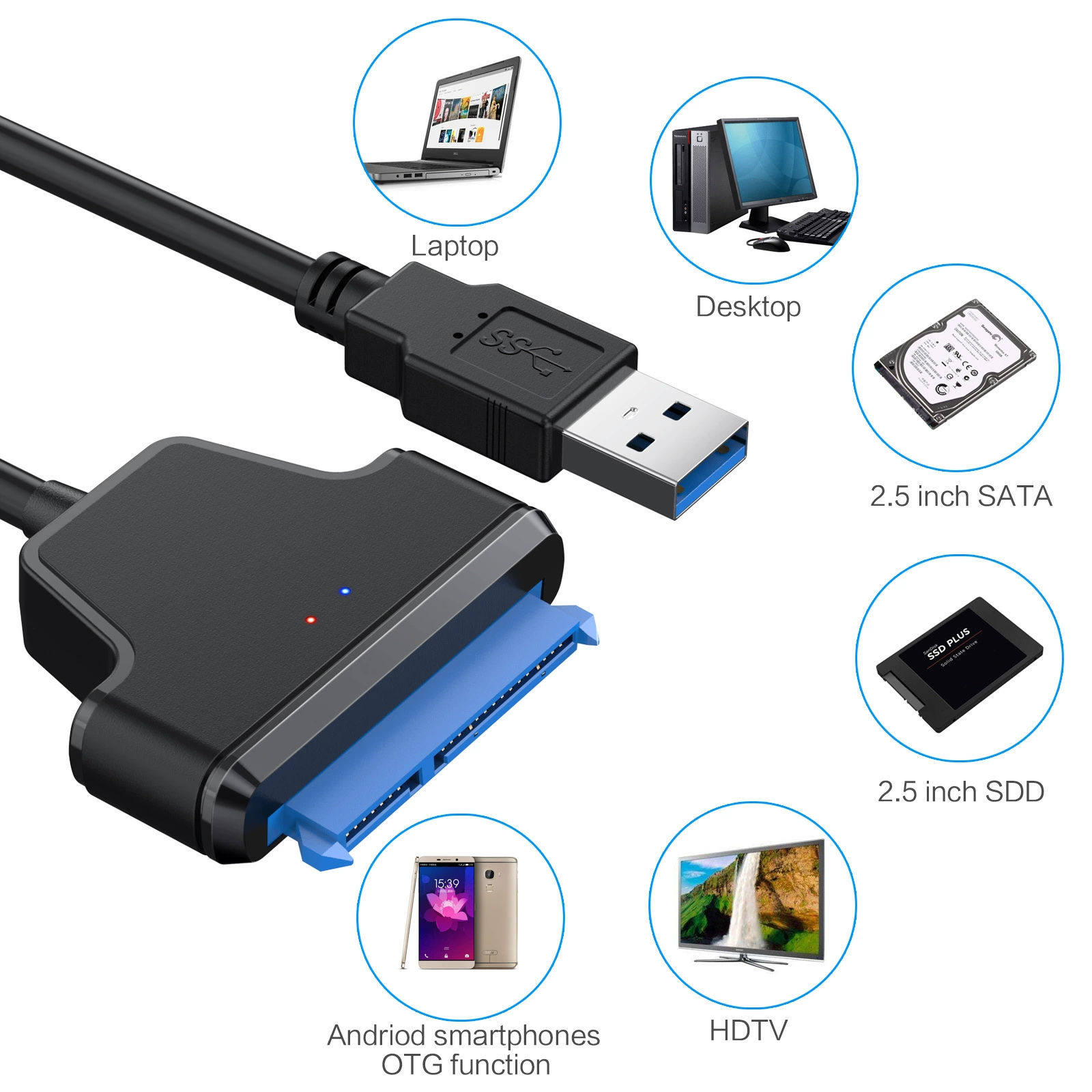 USB3.0 SATA Простые диски 2.5-дюймовые SATA жесткий диск вращающийся жесткий диск