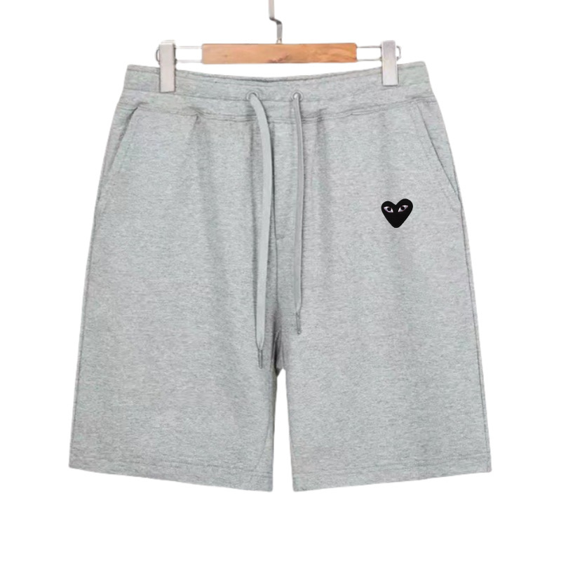 코튼 반바지 - 그레이 - 블랙 아이즈
