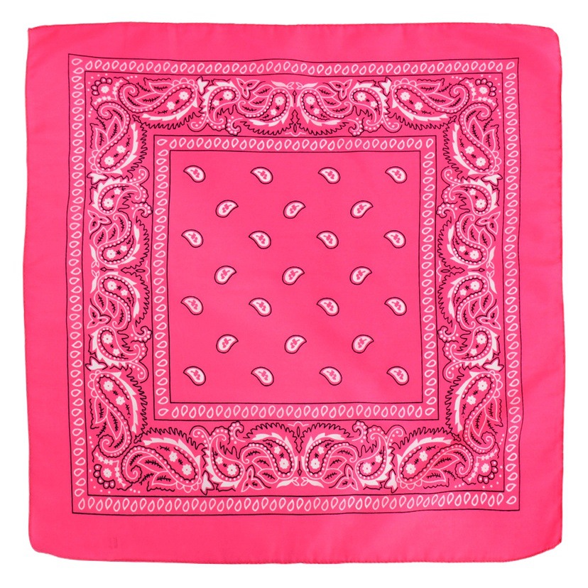 Amazon polyester cashew flower hip-hop hip-hop headscarf European and American hiphop west coast outdoor square wholesale