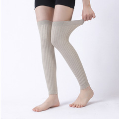Cotton leg warmers for autumn and winter, unisex, thin, extended over-the-knee socks, knee protection, cold prevention and warmth, anti-slip, joint protection for cold legs
