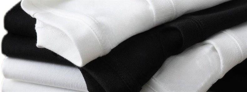 Tricou scurt de vară din bumbac pur, de înaltă calitate, cu mânecă jumătate, versatil, pentru bărbați, croială lejeră_voghion.com