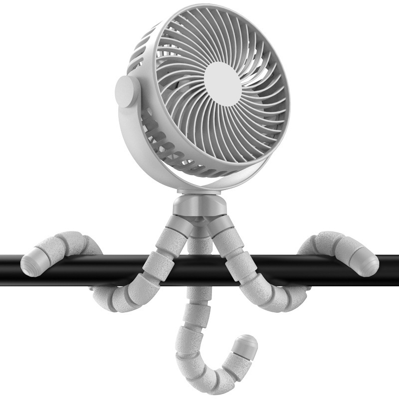 Octopus Fan Type C ブラシレスモーター ミニ屋外ファン 新しいプライベートモデル ベビーカー 小型ファンメーカー|undefined