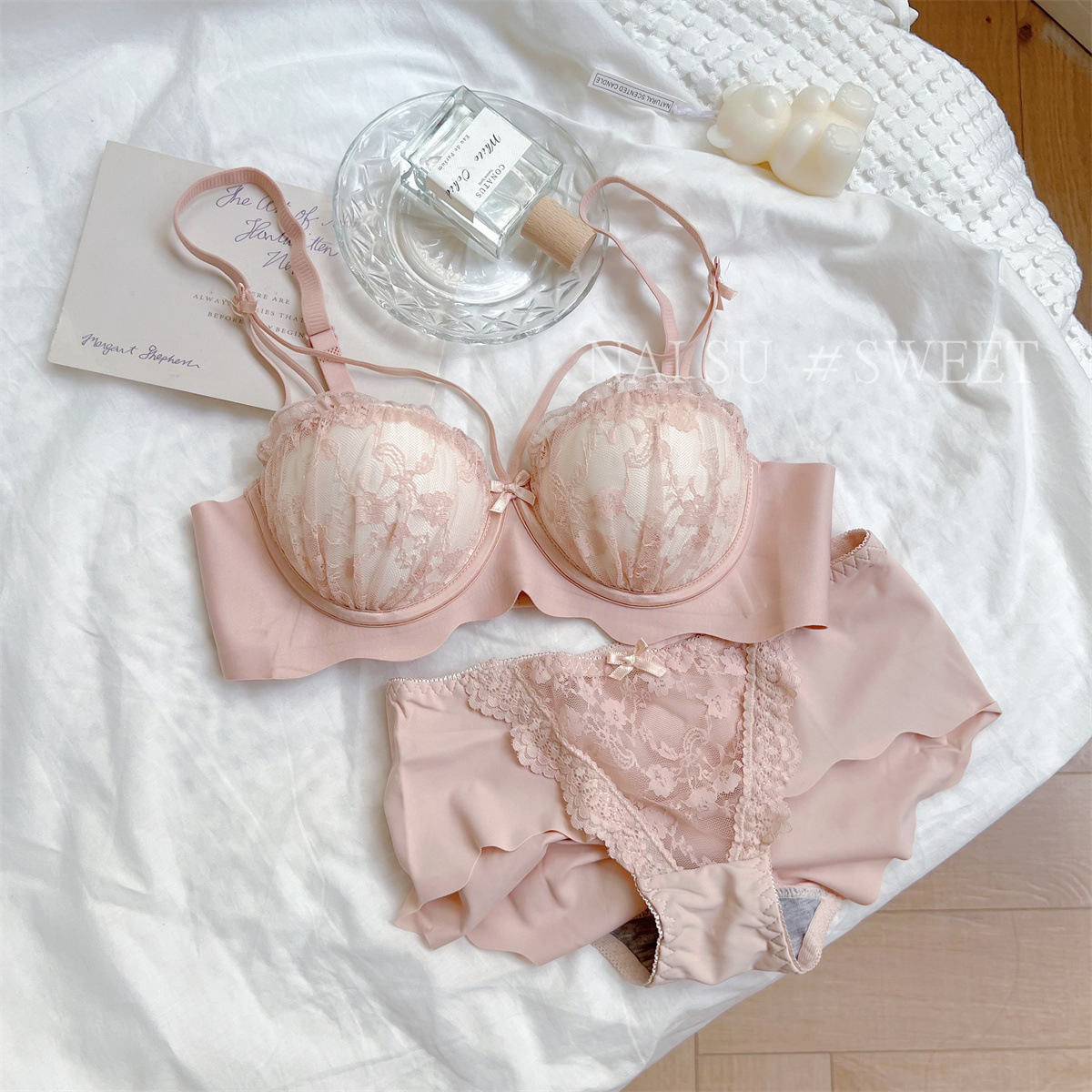 369 Pure Desire Romance Sexy Encaje Seduction Pechos pequeños Reunir Sujetador grande Sujetador de pecho ajustable para niña