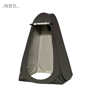 Avtomobil dam çadırları – Mobile Toilet Portable Folding - black-single-2-windows