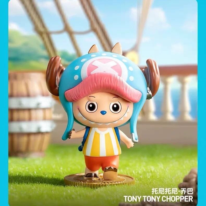 Bubble Mart THE MONSTERS LABUBU SAYING Série Caja ciega LABUBU One Piece juguetes hechos a mano