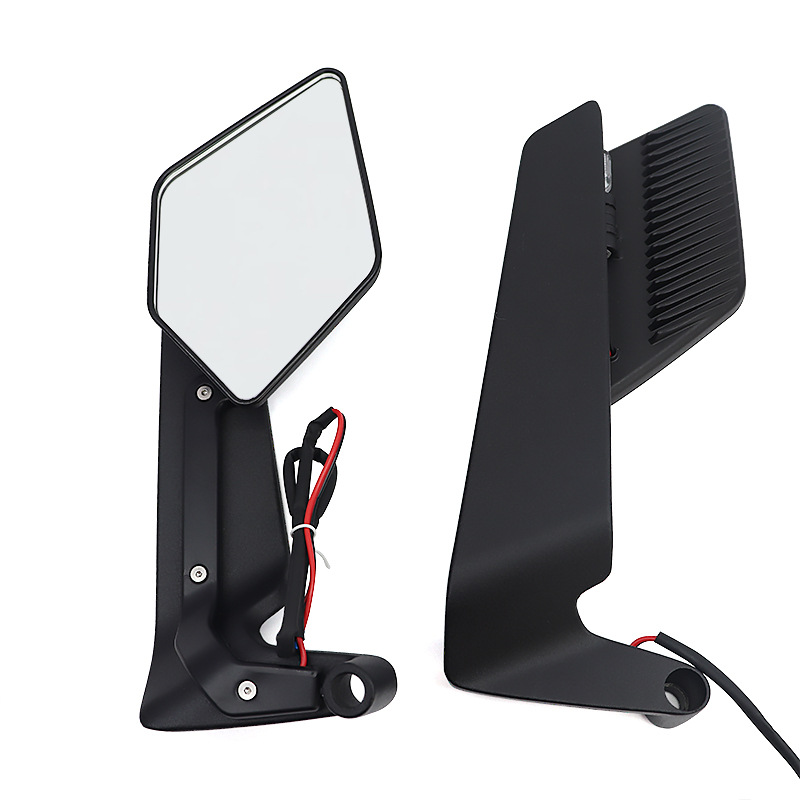 Suitable for Ducati Streetfighter V4 696 796 795 797 Motorcycle Fixed Wing Rearview Mirror with Turn Signal Light
