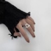 Tide, fashionable line small design ring, simple and elegant design, internet celebrity, on index finger