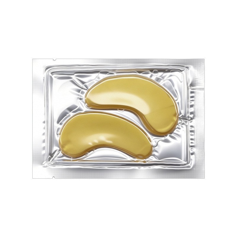 Mascarilla de ojos transfronteriza de colágeno y oro, parche hidratante para ojos con diseño de mariposa, fabricante mayorista para comercio exterior