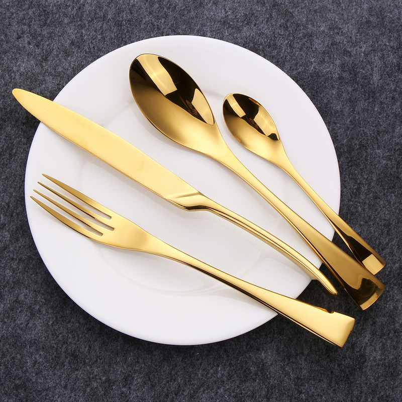 現物卸売りドイツカヤkaya家庭用ステンレスナイフフォーク食器セットステーキナイフフォークスプーンホテル用品|undefined