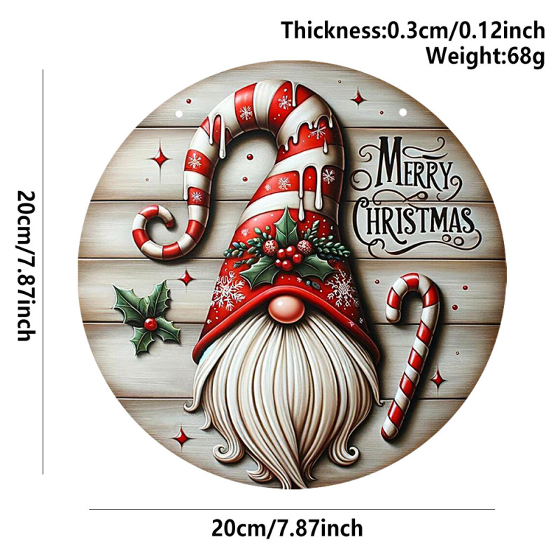 現物クリスマス円形ロゴ掛け木製クリスマス掛けシリーズ表札装飾クリスマスパーティーペンダント|undefined