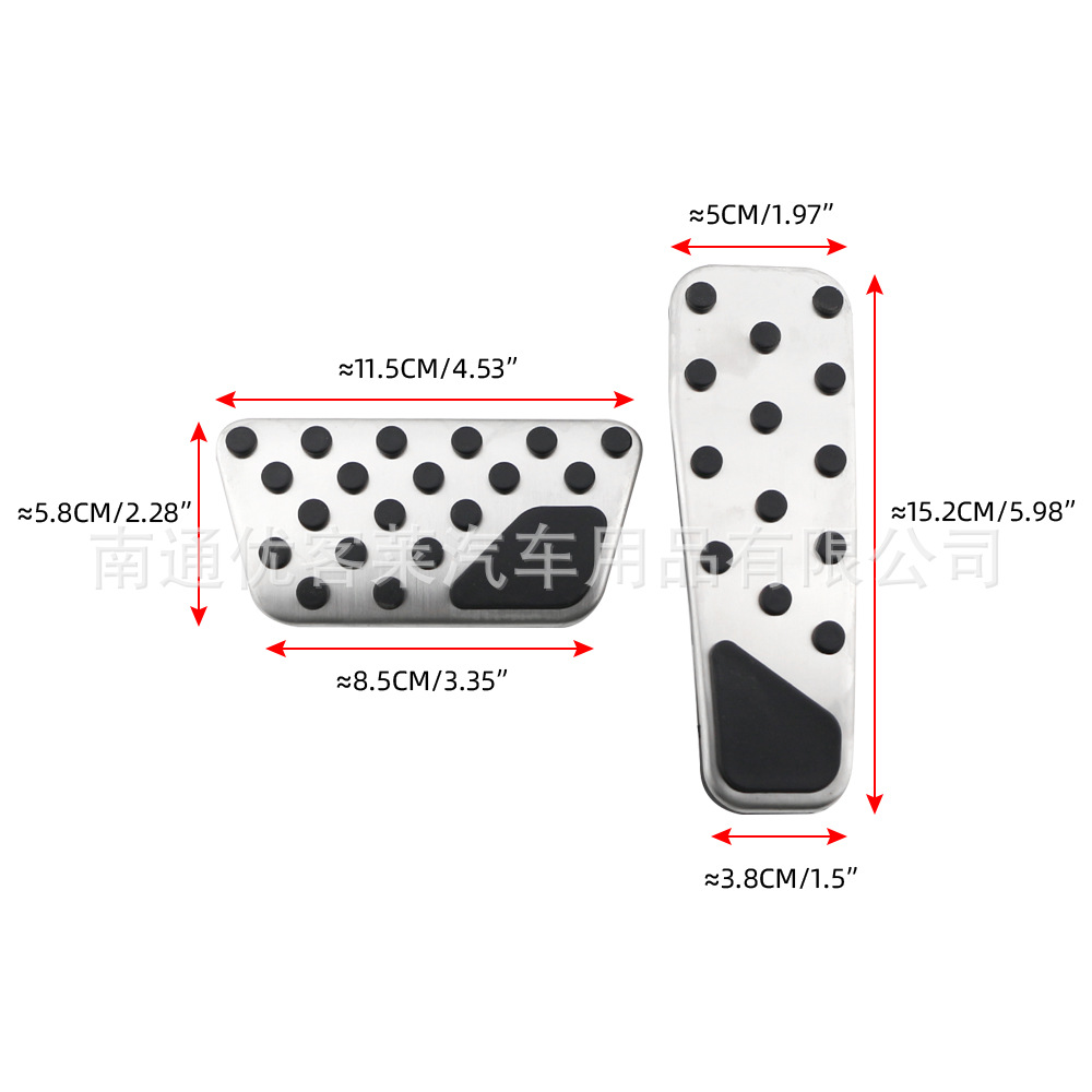 Suitable for Chrysler 300C Dodge Challenger Stainless Steel Accelerator Pedal Original Model