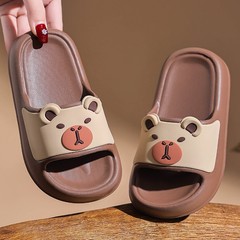 子供用スリッパ夏の男の子室内滑り止め風呂中の子供の家の女の子の親子サンダル